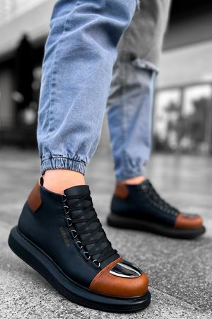 CH267 - GST Roma Mirror Erkek Bot SIYAH/TABA