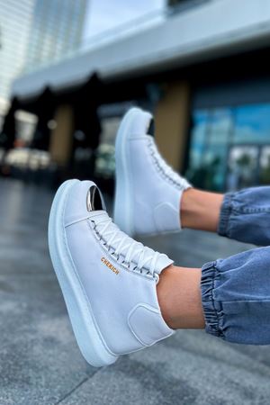 CH267 - CBT Roma Mirror Erkek Bot BEYAZ