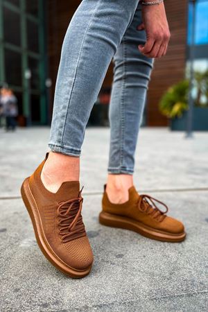 CH307 - RT Tricot Erkek Ayakkabı KAHVE