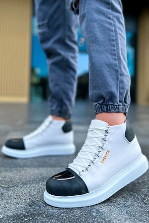 CH267 - GBT Roma Mirror Erkek Bot BEYAZ/ANTRASIT