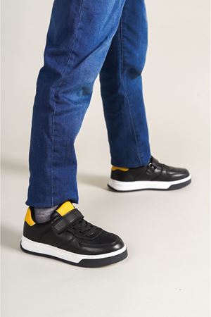 1009 - Prime Çocuk Ayakkabı SIYAH/SARI