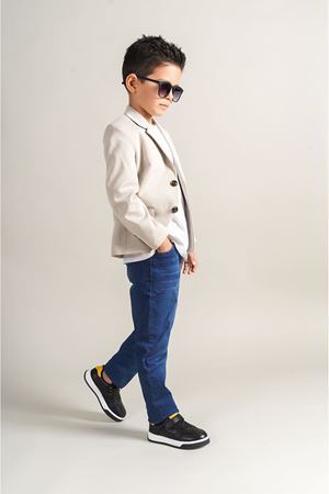 1009 - Prime Çocuk Ayakkabı SIYAH/SARI