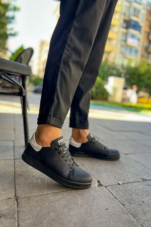 CH981 - CST Tennis Erkek Ayakkabı SIYAH/BEYAZ