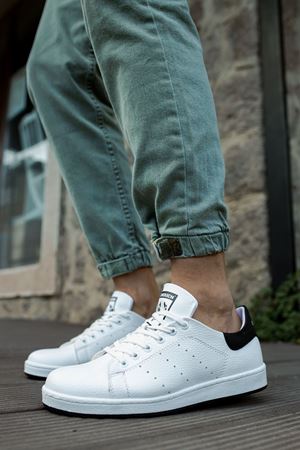 CH977 - GBT Tennis Erkek Ayakkabı BEYAZ/SIYAH