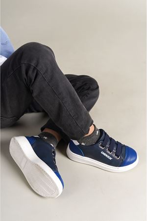 1007 - Montana Çocuk Ayakkabı Mavi Lacivert