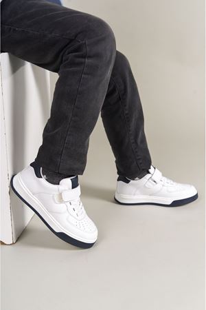 1009 - Prime Çocuk Ayakkabı BEYAZ - SİYAH