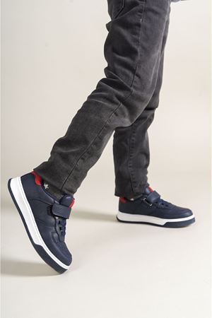 1009 - Prime Çocuk Ayakkabı Lacivert Kırmızı