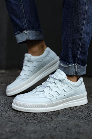 CH040 - DBT C-Rey Deri Erkek Ayakkabı BEYAZ