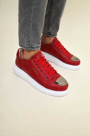 CH175 - CBT Mirror Erkek Ayakkabı KIRMIZI