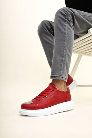 CH175 - CBT Mirror Erkek Ayakkabı KIRMIZI