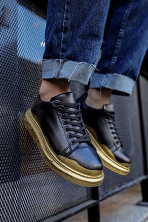 CH254 - CST Pittura Erkek Ayakkabı 482 GOLD YALDIZ TABAN