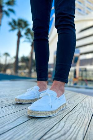 CH311 - Espadril Erkek Ayakkabı BEYAZ