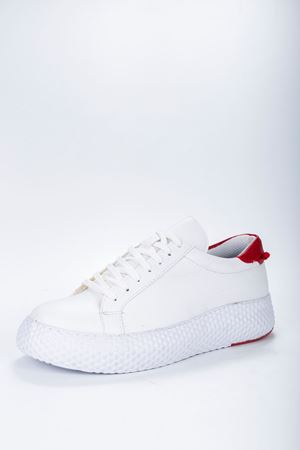 CH107 - CBT Felibord Erkek Ayakkabı BEYAZ/KIRMIZI