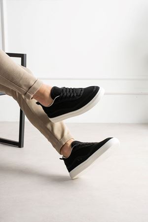RS625 - Keten Erkek Spor Ayakkabı SIYAH/SIYAH