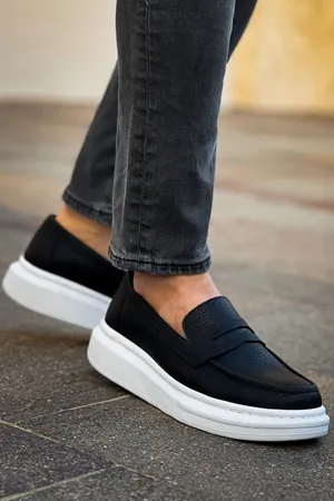 Robert - RS615 Siyah Erkek Loafer Ayakkabı SIYAH