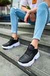 CH089 - CBT Low Top Lace Up Erkek Ayakkabı SIYAH