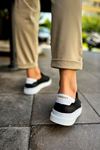 CH979 - Santoni GBT Spor Erkek Ayakkabı SIYAH/BEYAZ