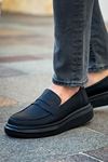 Robert - RS615 Siyah Erkek Loafer Ayakkabı SIYAH ST